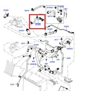 Cooled EGR Inlet Hose 1418972