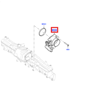 Throttle Body LR125519/JDE40831
