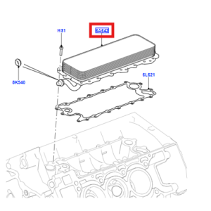 Oil Cooler AJ811959/LR010754