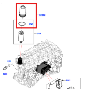 Oil Filter Cover T2R47314/LR133514