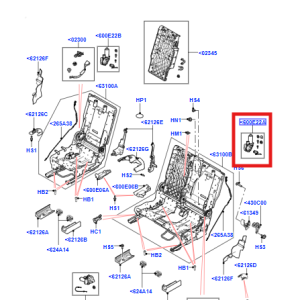 Rear Seat Adjuster Motor LR159403